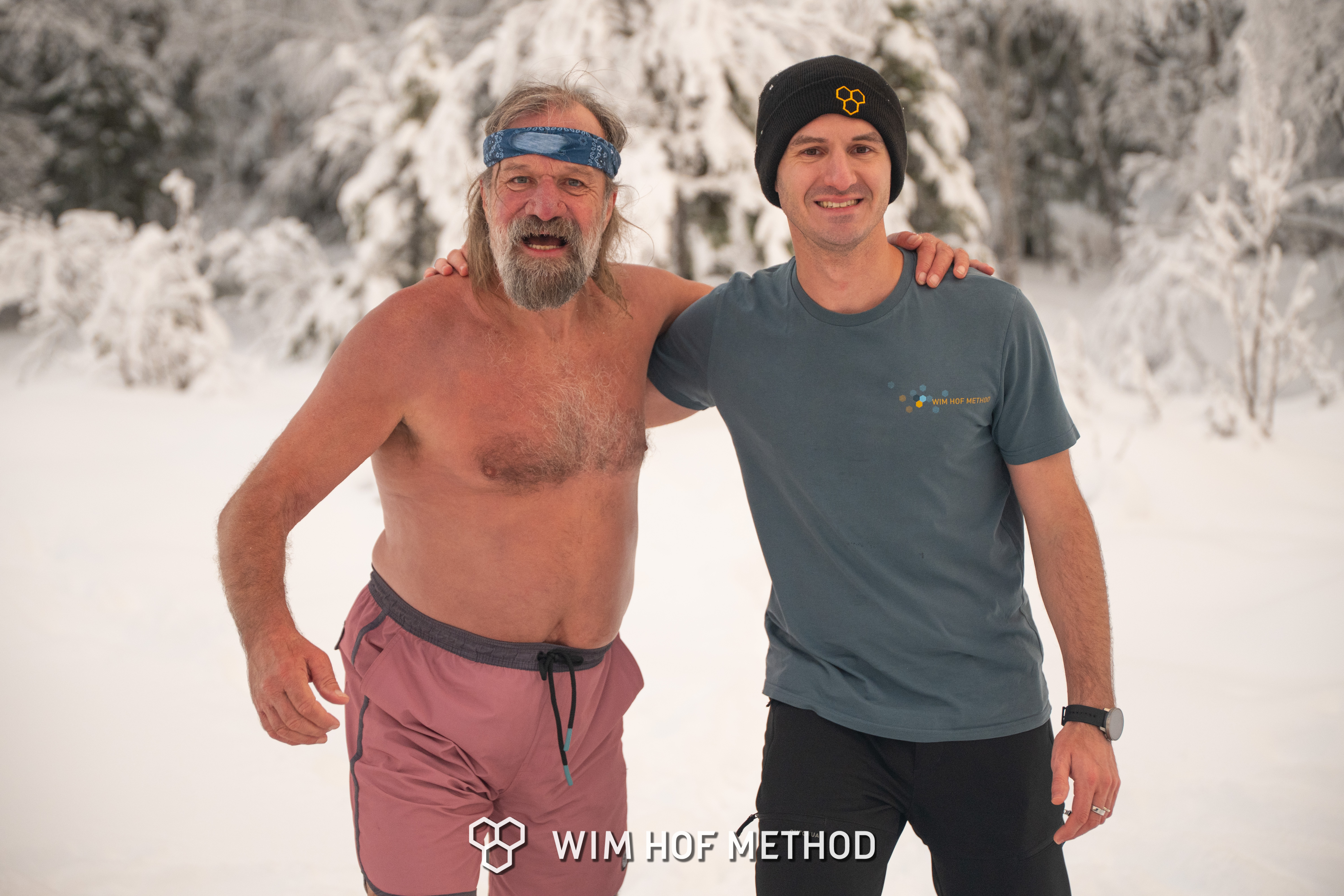 Fede Gerle con Wim Hof